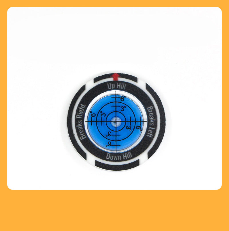⛳ Precision Golf Green Reading Level & Ball Marker | 2-in-1 • Verbeter je putt