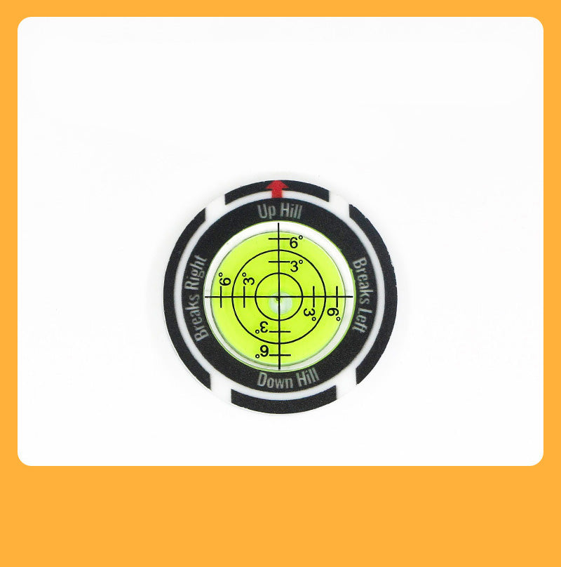 ⛳ Precision Golf Green Reading Level & Ball Marker | 2-in-1 • Verbeter je putt