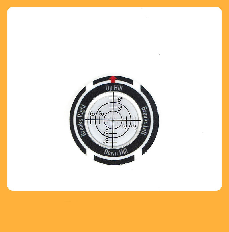⛳ Precision Golf Green Reading Level & Ball Marker | 2-in-1 • Verbeter je putt