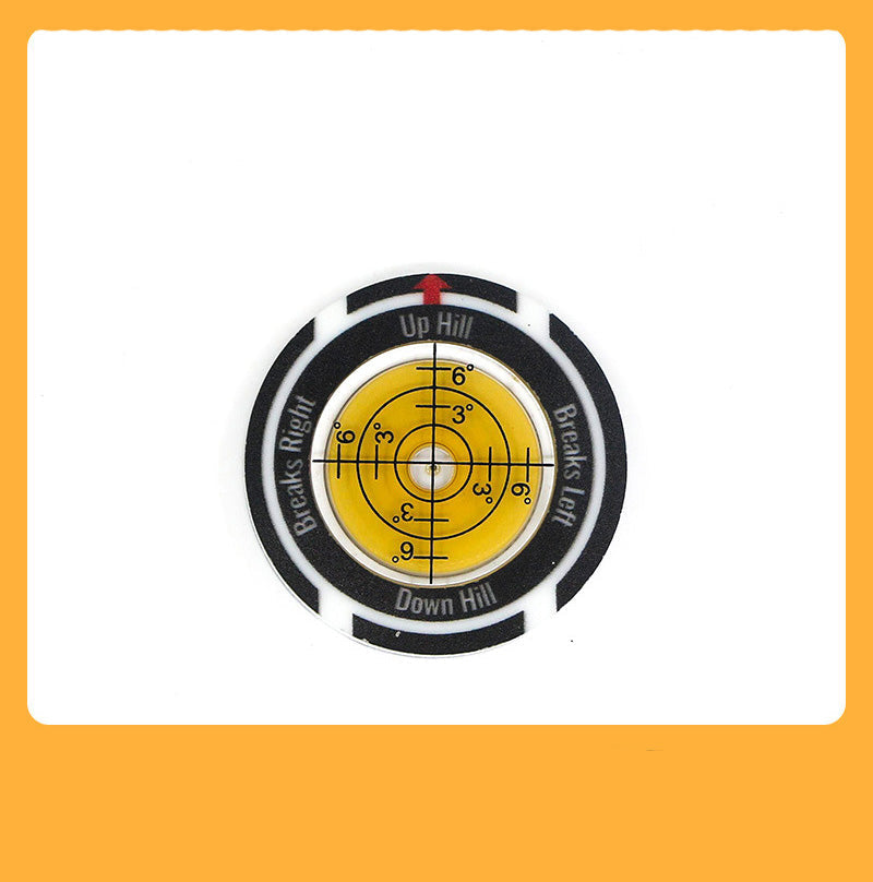 ⛳ Precision Golf Green Reading Level & Ball Marker | 2-in-1 • Verbeter je putt