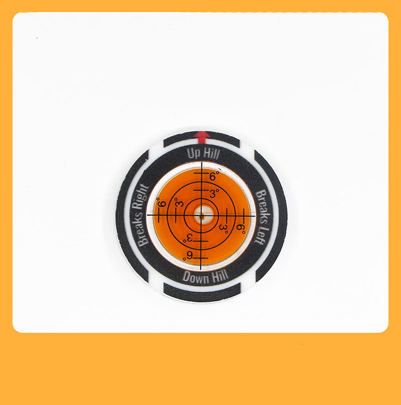 ⛳ Precision Golf Green Reading Level & Ball Marker | 2-in-1 • Verbeter je putt