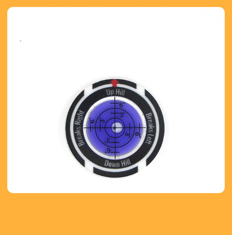 ⛳ Precision Golf Green Reading Level & Ball Marker | 2-in-1 • Verbeter je putt