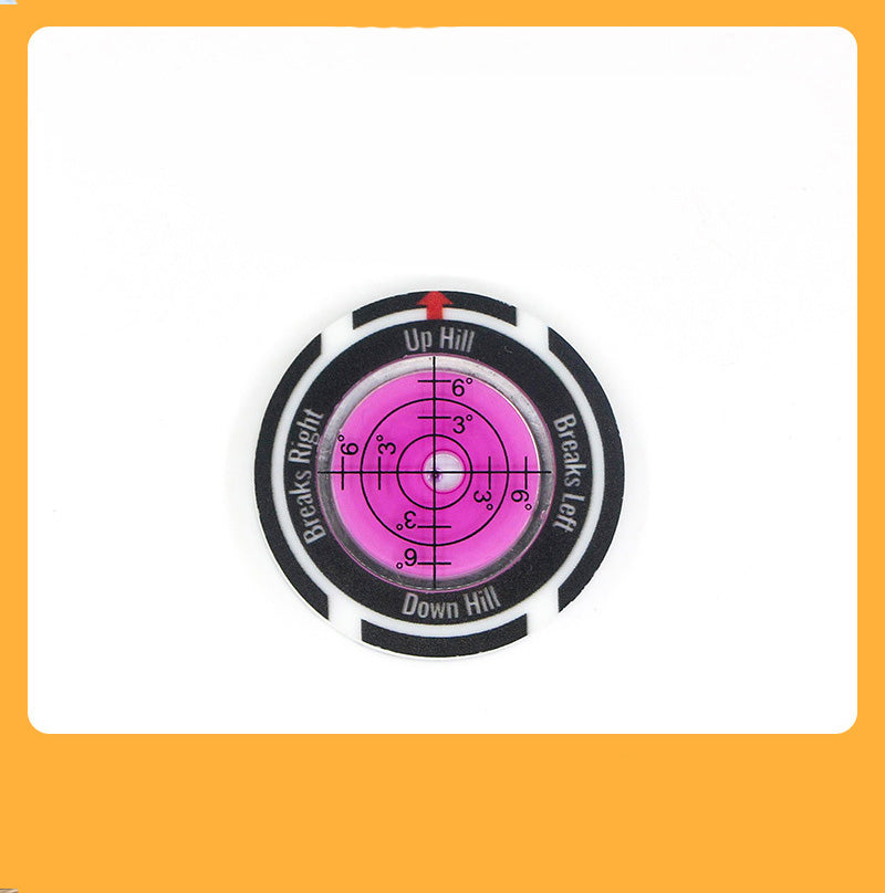 ⛳ Precision Golf Green Reading Level & Ball Marker | 2-in-1 • Verbeter je putt