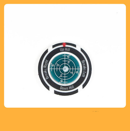 ⛳ Precision Golf Green Reading Level & Ball Marker | 2-in-1 • Verbeter je putt