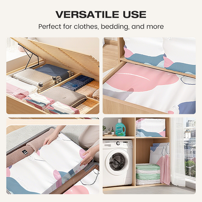 🔥50% KORTING 🎁 Koop 2 Krijg 1 Gratis! 🏆Pompvrije vacuümzakken, bespaar 80% ruimte, stof- en vochtbestendig, ideaal voor beddengoed en seizoenskleding