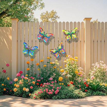 🦋 Metalen vlinder wanddecoratie voor buiten | Roestvrij • Weerbestendig