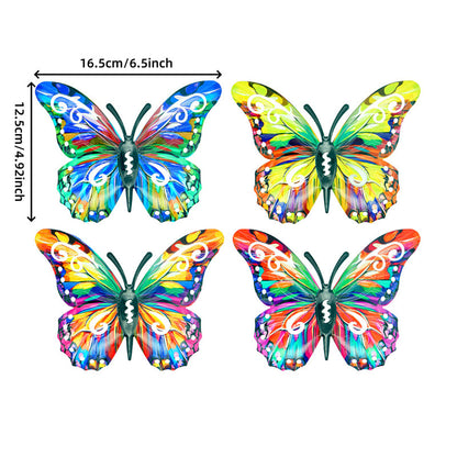 🦋 Metalen vlinder wanddecoratie voor buiten | Roestvrij • Weerbestendig