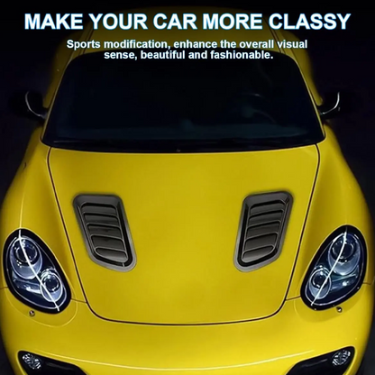 🚗 57% Korting – Universele Motorkap Ventilatie Decoratie | Sportieve Look & Directe Upgrade
