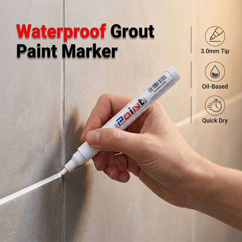 🎁 Koop er 1, krijg er 1 GRATIS!! ✨ Vernieuw tegelvoegen in seconden – waterdichte precisiemarker voor huisrenovatie! ✨