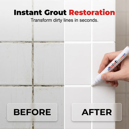 🎁 Koop er 1, krijg er 1 GRATIS!! ✨ Vernieuw tegelvoegen in seconden – waterdichte precisiemarker voor huisrenovatie! ✨
