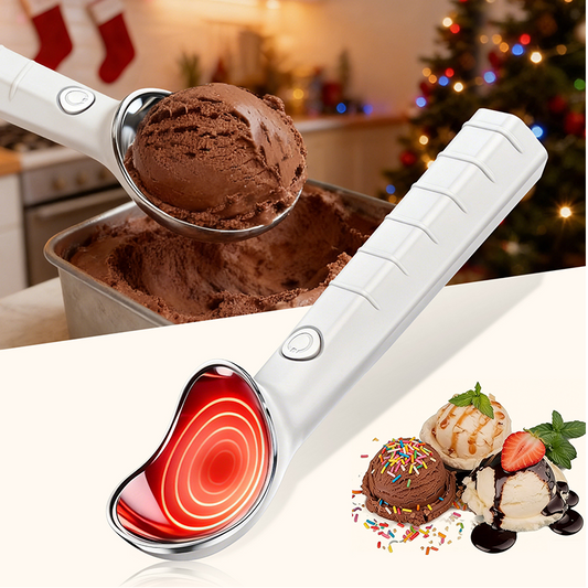 🥄 NU 55% KORTING! ⚡ Elektrische, zelfsmeltende ijsschep – Wordt direct warm, schept soepel en is perfect voor moeiteloos dessertgenot 🍦