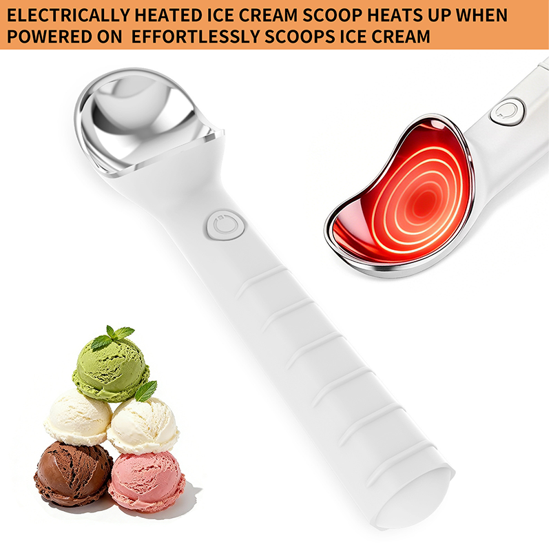 🥄 NU 55% KORTING! ⚡ Elektrische, zelfsmeltende ijsschep – Wordt direct warm, schept soepel en is perfect voor moeiteloos dessertgenot 🍦