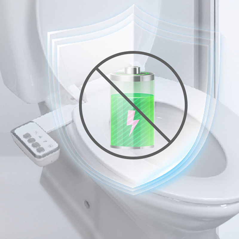 🚽 Slim Bidet with Self-Cleaning & Adjustable Pressure | Easy attach • No electricity needed
