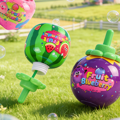 Bubbelspeelgoed voor buiten met fruitmotief