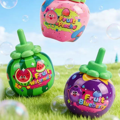 Bubbelspeelgoed voor buiten met fruitmotief