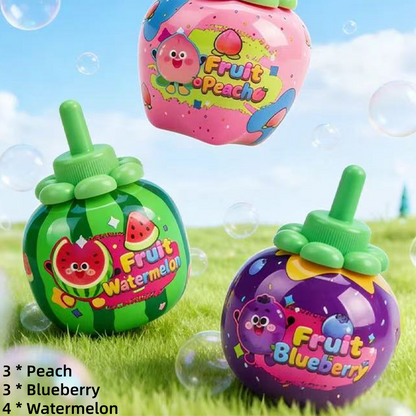 Bubbelspeelgoed voor buiten met fruitmotief
