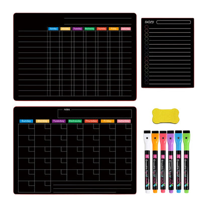 🌈Magnetische kalenderbord met uitwisbare markers