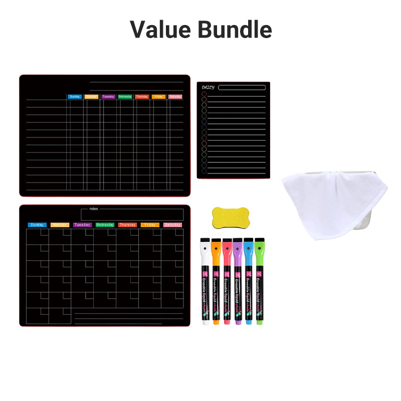🌈Magnetische kalenderbord met uitwisbare markers
