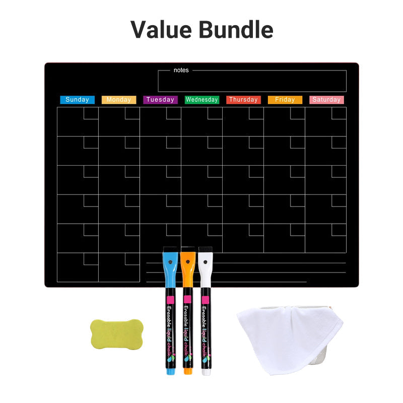 🌈Magnetische kalenderbord met uitwisbare markers