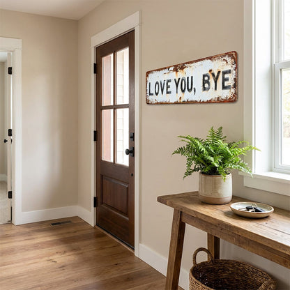 🏠 Weerbestendig metalen decoratief bord | Roestvrij • Kleurvast • Voor binnen en buiten