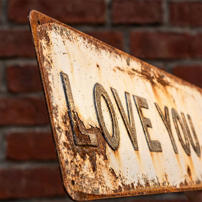 🏠 Weerbestendig metalen decoratief bord | Roestvrij • Kleurvast • Voor binnen en buiten