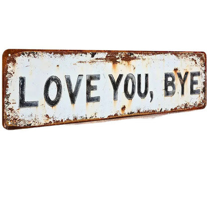 🏠 Weerbestendig metalen decoratief bord | Roestvrij • Kleurvast • Voor binnen en buiten