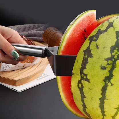 🍉 Multifunctionele meloensnijder voor driehoekige stukken | Snijdt perfecte partjes • Eenvoudig in gebruik