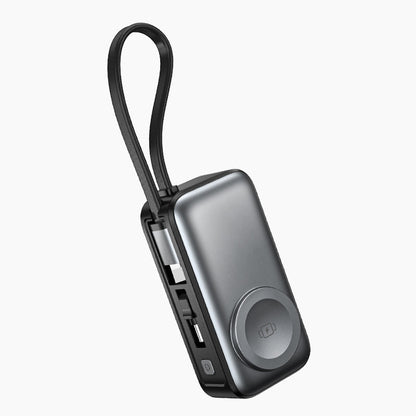 📱 3-in-1 Universele Powerbank | Magnetisch Ontwerp | Ingebouwde Kabels | Draadloos Opladen | Ultra Compact | 5000mAh🌞