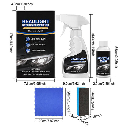 🚗 Auto koplamp herstelset | **Verwijdert doffe & gele lagen • Kristalhelder