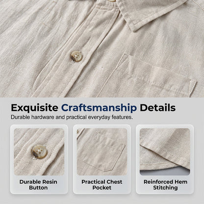👕 Heren casual ademend shirt met lange mouwen | Zachte stof • De hele dag comfortabel