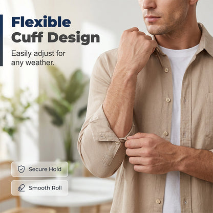 👕 Heren casual ademend shirt met lange mouwen | Zachte stof • De hele dag comfortabel