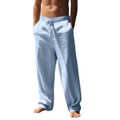 👖 NU 50% KORTING! 🏠 Casual herenbroek met trekkoord en zakken 🌿