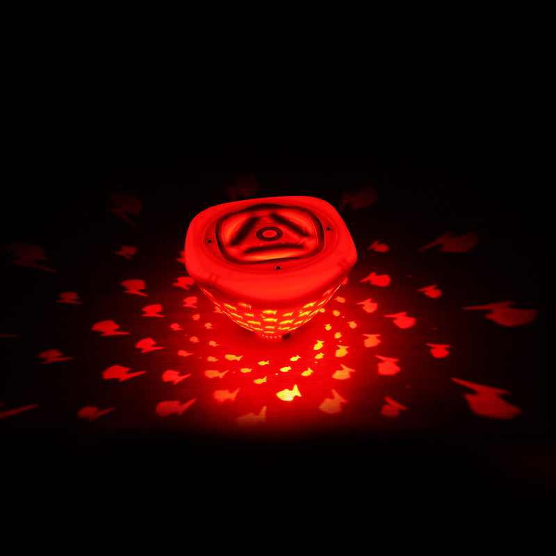 🔮 Drijvende LED-visprojector • Zwembadverlichting | **8 kleuren • 4 standen • Oplaadbaar
