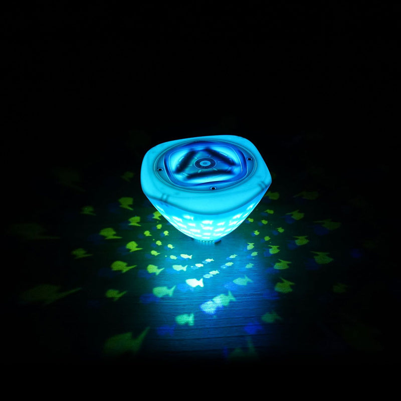 🔮 Drijvende LED-visprojector • Zwembadverlichting | **8 kleuren • 4 standen • Oplaadbaar