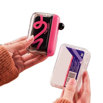 💥50% KORTING🦷 Automatische Uitklapbare Tandzijde Dispenser Navulbaar Hygiënisch