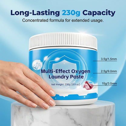 ⚡ Laat hardnekkige vlekken in 1 stap verdwijnen – Multi-Effect Oxygen Laundry Paste🌟