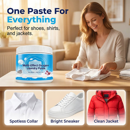 ⚡ Laat hardnekkige vlekken in 1 stap verdwijnen – Multi-Effect Oxygen Laundry Paste🌟