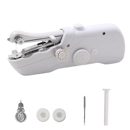 🔥50% KORTING🧵 Mini Elektrische Naaimachine | Draadloos & Lichtgewicht Complete Set voor Snelle Reparaties en DIY