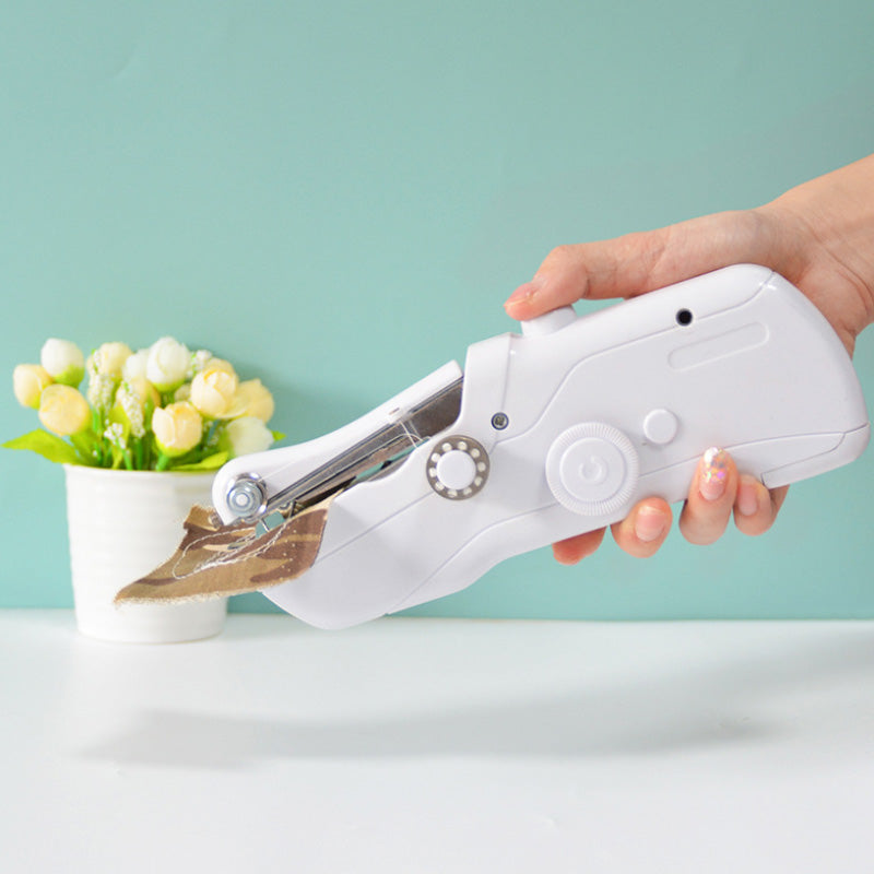 🔥50% KORTING🧵 Mini Elektrische Naaimachine | Draadloos & Lichtgewicht Complete Set voor Snelle Reparaties en DIY