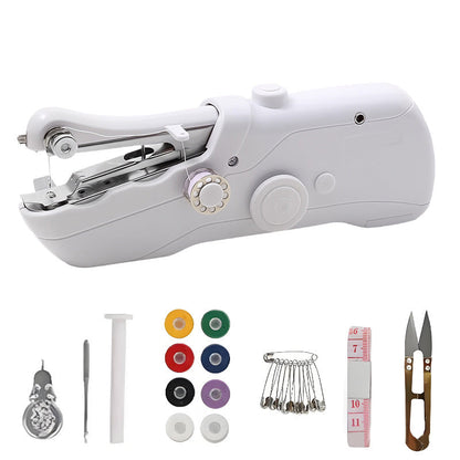 🔥50% KORTING🧵 Mini Elektrische Naaimachine | Draadloos & Lichtgewicht Complete Set voor Snelle Reparaties en DIY