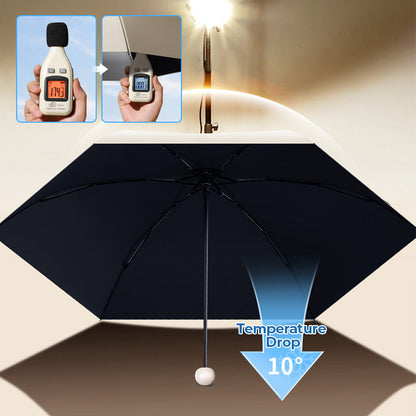 ☂️Tweedoelige draagbare capsuleparaplu