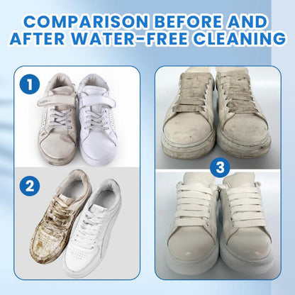 👟🔥50% KORTING🔥 Waterloze Reinigingscrème voor Witte Schoenen met Spons