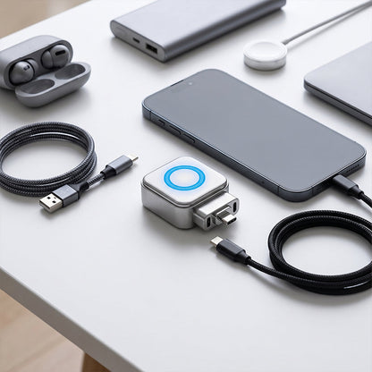 🌞 50% Korting!⚡140W Super-Sneloplader met AI Automatische Uitschakeling - USB-C PD3.1 - Intelligente Batterijbescherming - Universeel voor iPhone, MacBook & Tablets