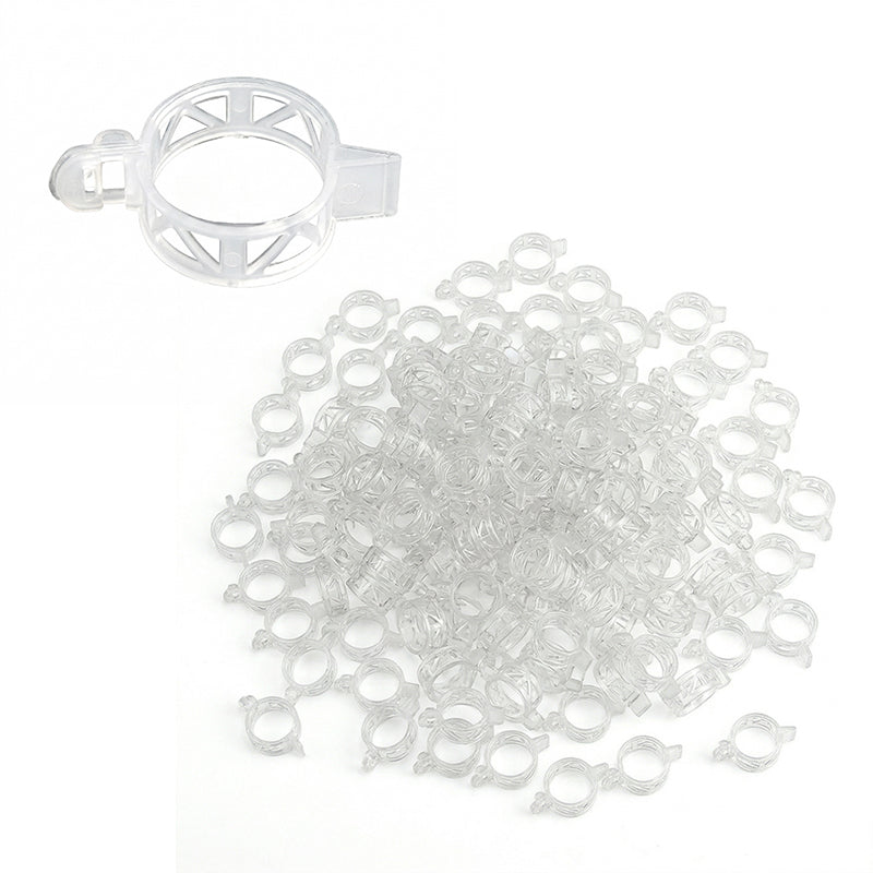 🌞Fris De Lente In Met 50% Korting!🌻100-delige Snelklem Plantenclips - Onzichtbare Plantensteun voor Tomaten, Komkommers & Klimplanten - Geventileerd & UV-Bestendig