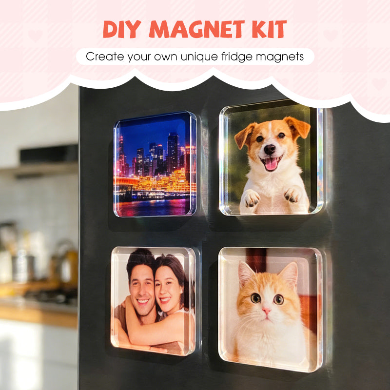 💥Populaire producten 50% KORTING❤️DIY Koelkastmagneten van Helder Acryl