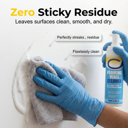 🌞Fris De Lente In Met 50% Korting!🧼Magische Muurreiniger Schuim - Direct Vlekken & Krassen Verwijderen - Veilig voor Verf - Druipt Niet - Voor Muren, Deuren & Plinten - 100% Effectief