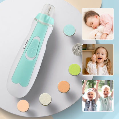 🔥50% KORTING👶 Elektrische Babynagelvijl met 7 Slijpkoppen