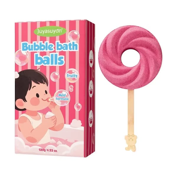 🔥50% KORTING🍭Herbruikbare Lolly Badbom | Kleurrijk & Leuk