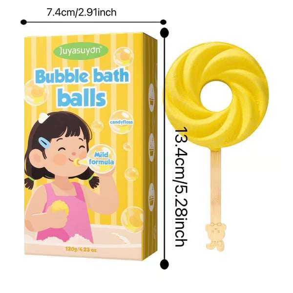 🔥50% KORTING🍭Herbruikbare Lolly Badbom | Kleurrijk & Leuk