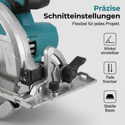⚡50% KORTING🛠️Hogesnelheids-accucirkelzaag met borstelloze motor – Krachtig, draadloos & precisie